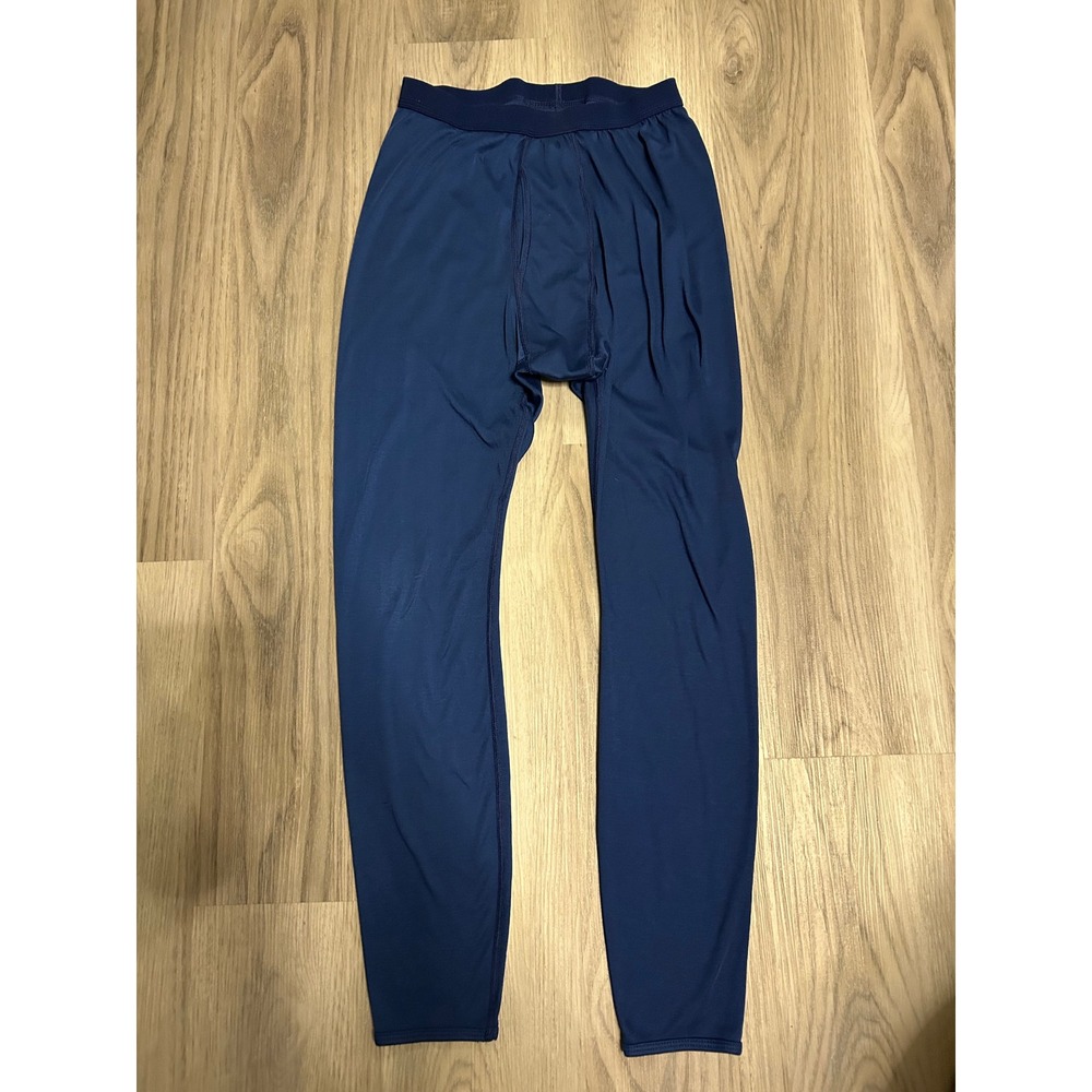 Patagonia Capilene Mens Navy Blue Thermal Base Layer Leggings Pants USA‎ Made M